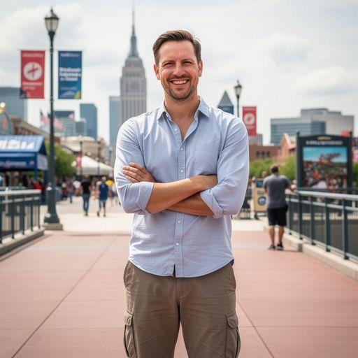 Rodzina planująca wakacje przy stole z mapami i broszurami.